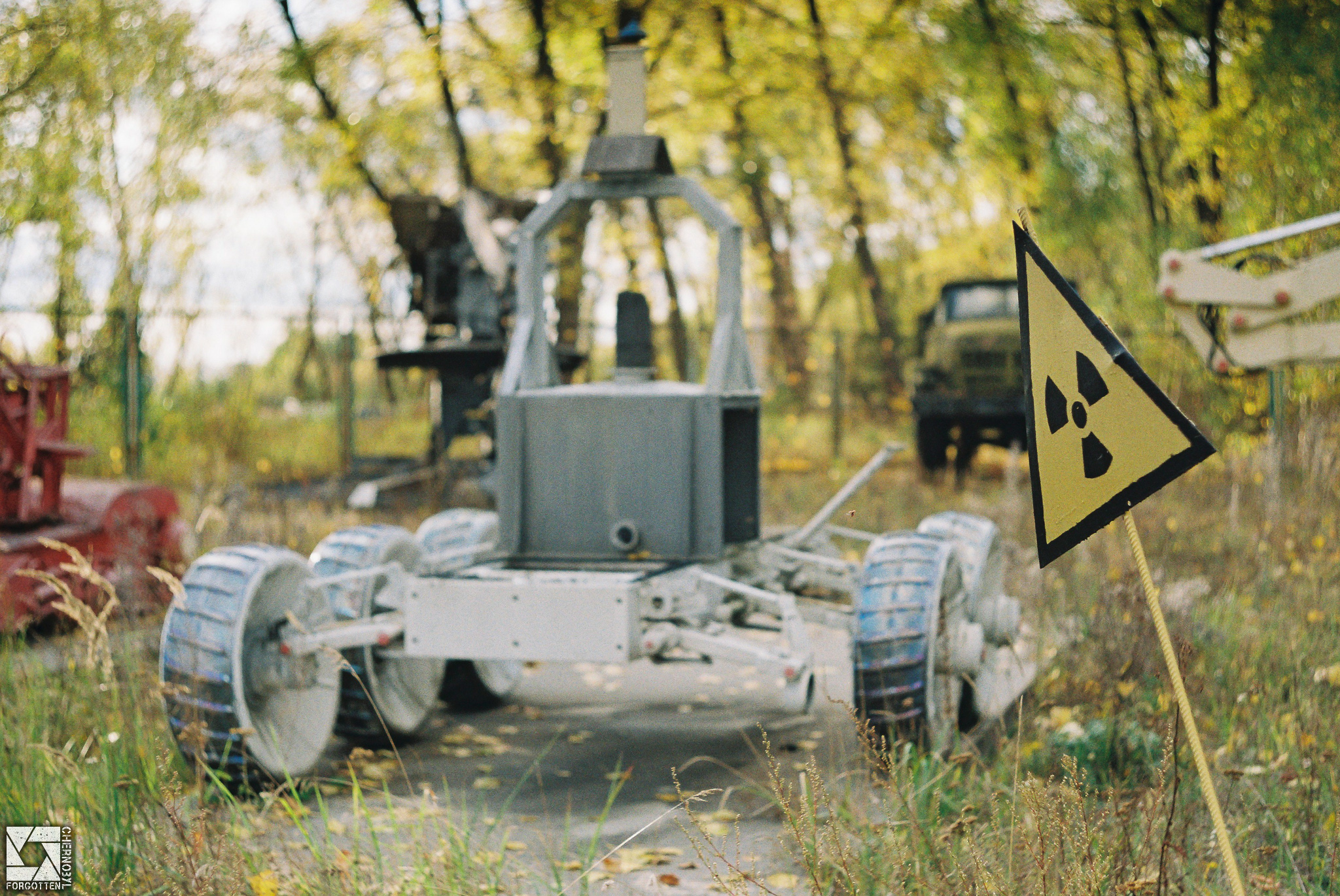 Chernobyl Town on a 35mm film captured with Kiev 4 camera