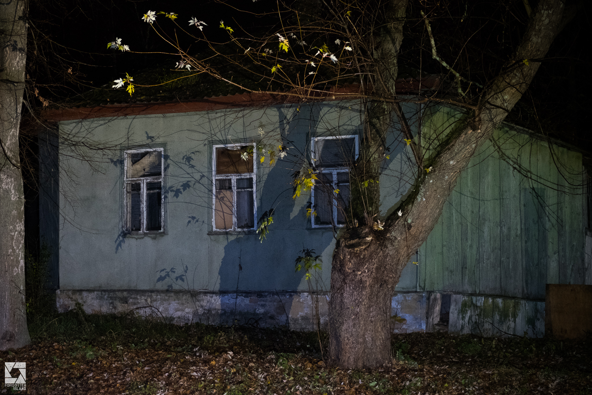 Chernobyl Town At Night