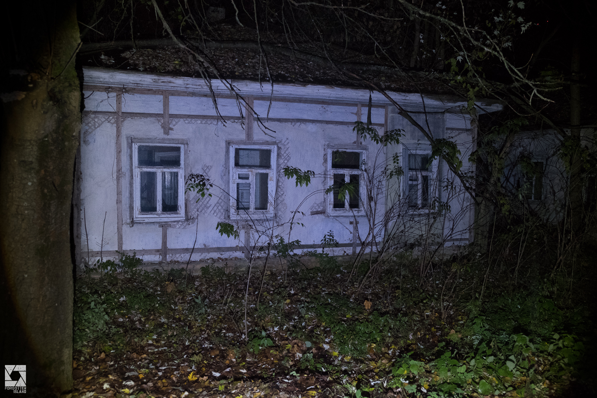 Chernobyl Town At Night