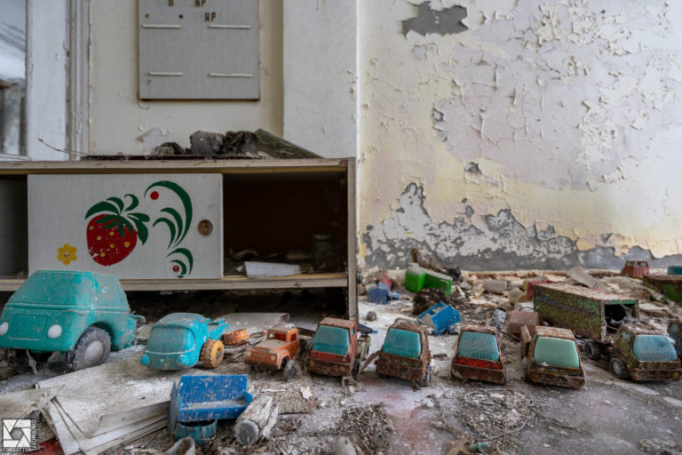“Goldfish” Kindergarten No. 13 in Pripyat Chernobyl
