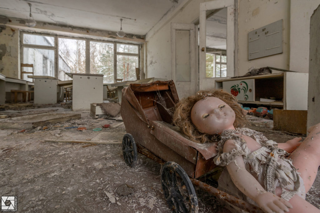 “Goldfish” Kindergarten No. 13 in Pripyat Chernobyl