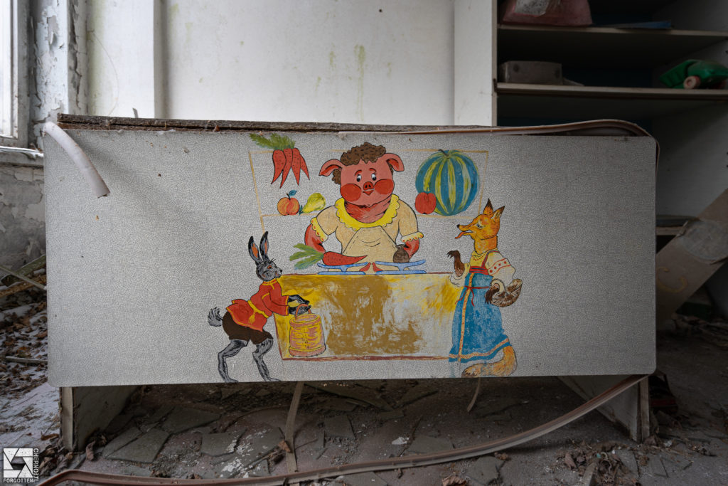 “Goldfish” Kindergarten No. 13 in Pripyat Chernobyl