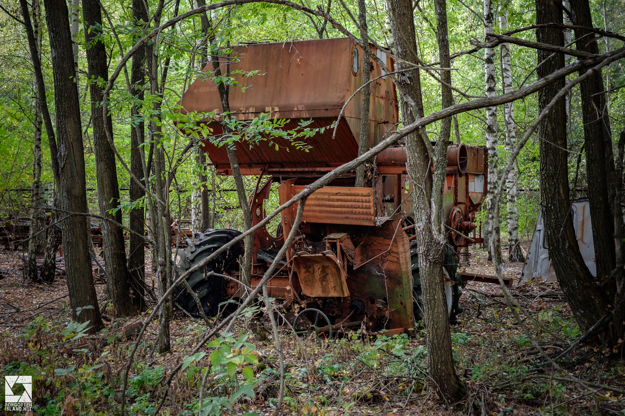 Abandoned Farm Machinery in Pripyat