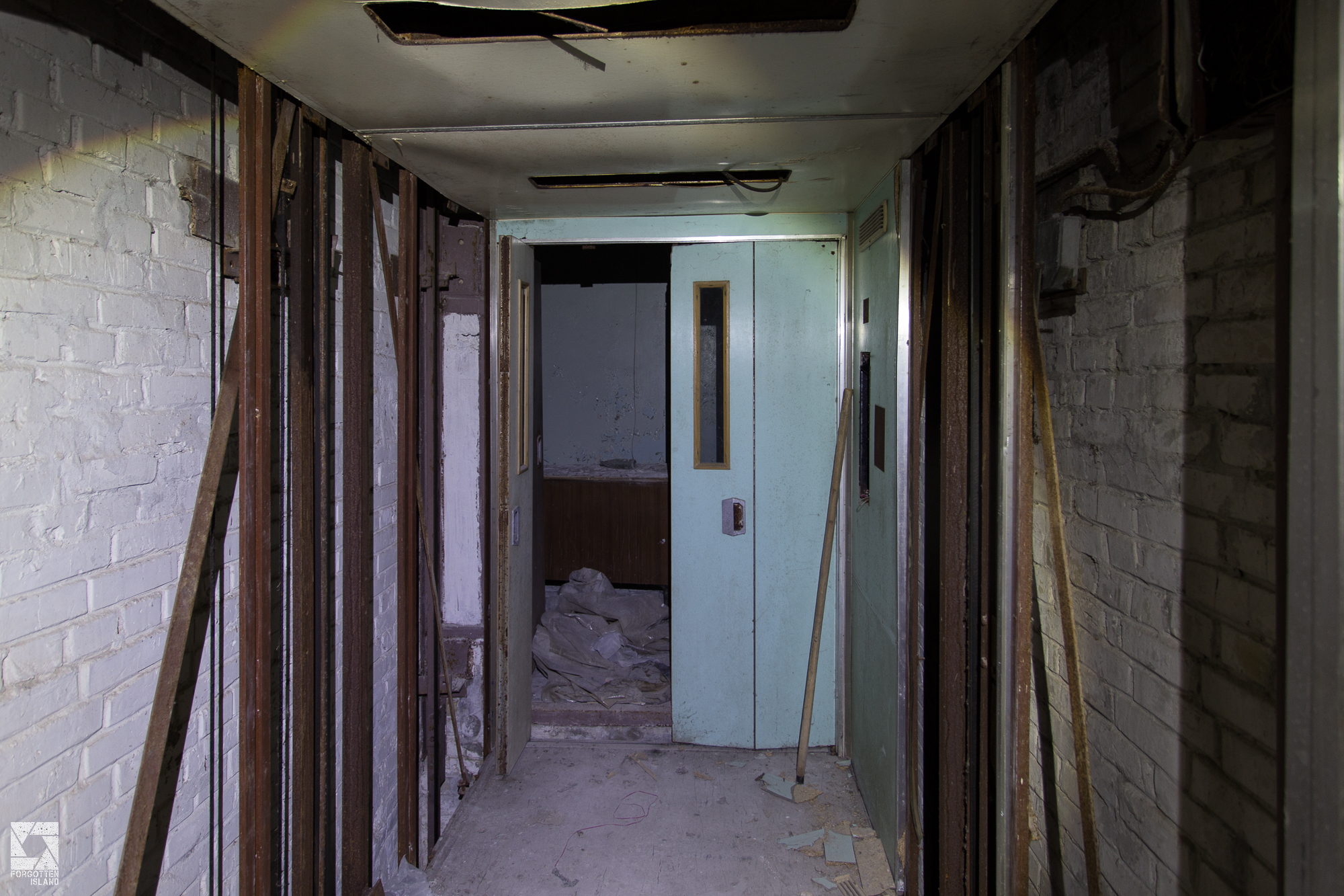 Pripyat Hospital at Night