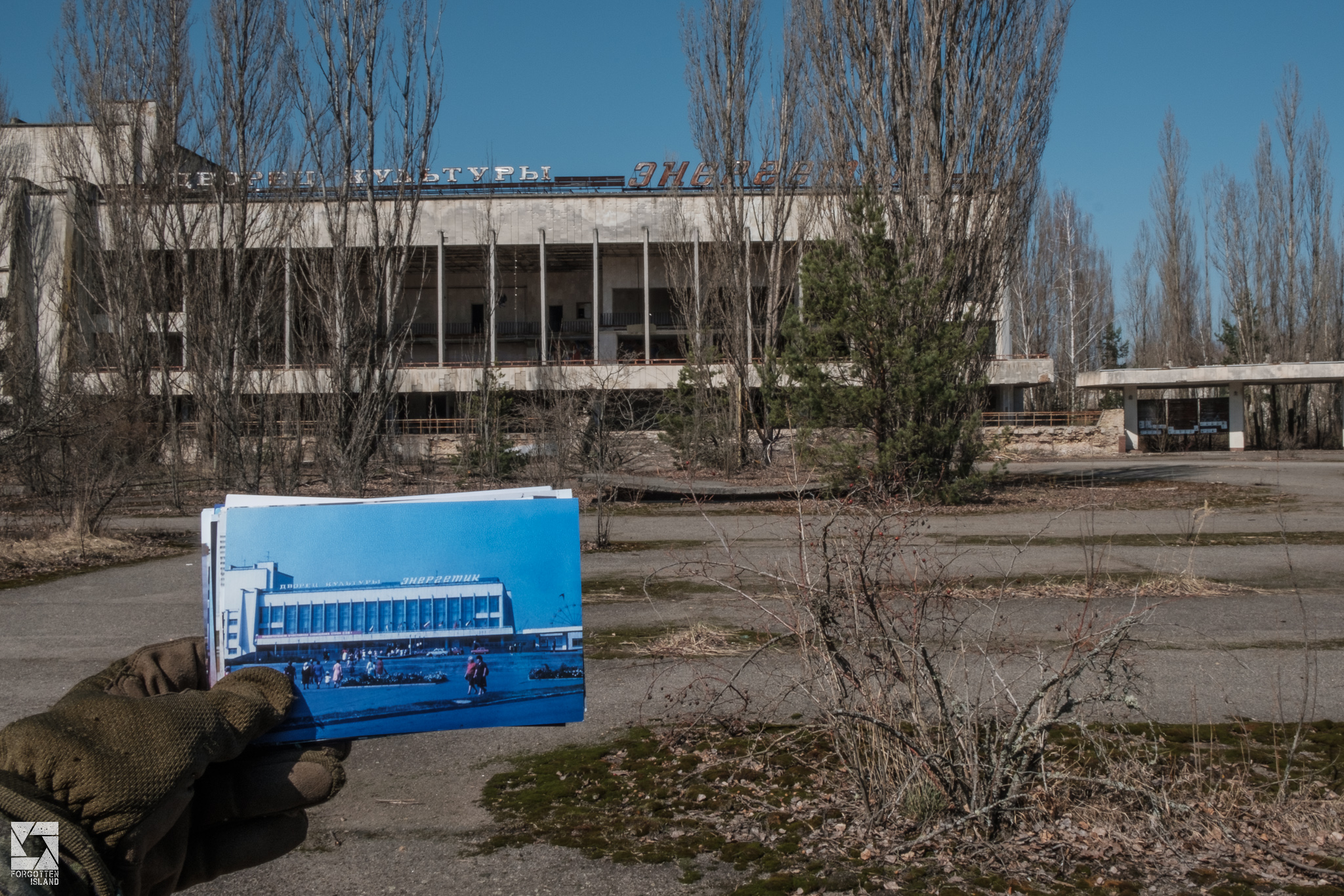 Pripyat Then and Now - Main Square