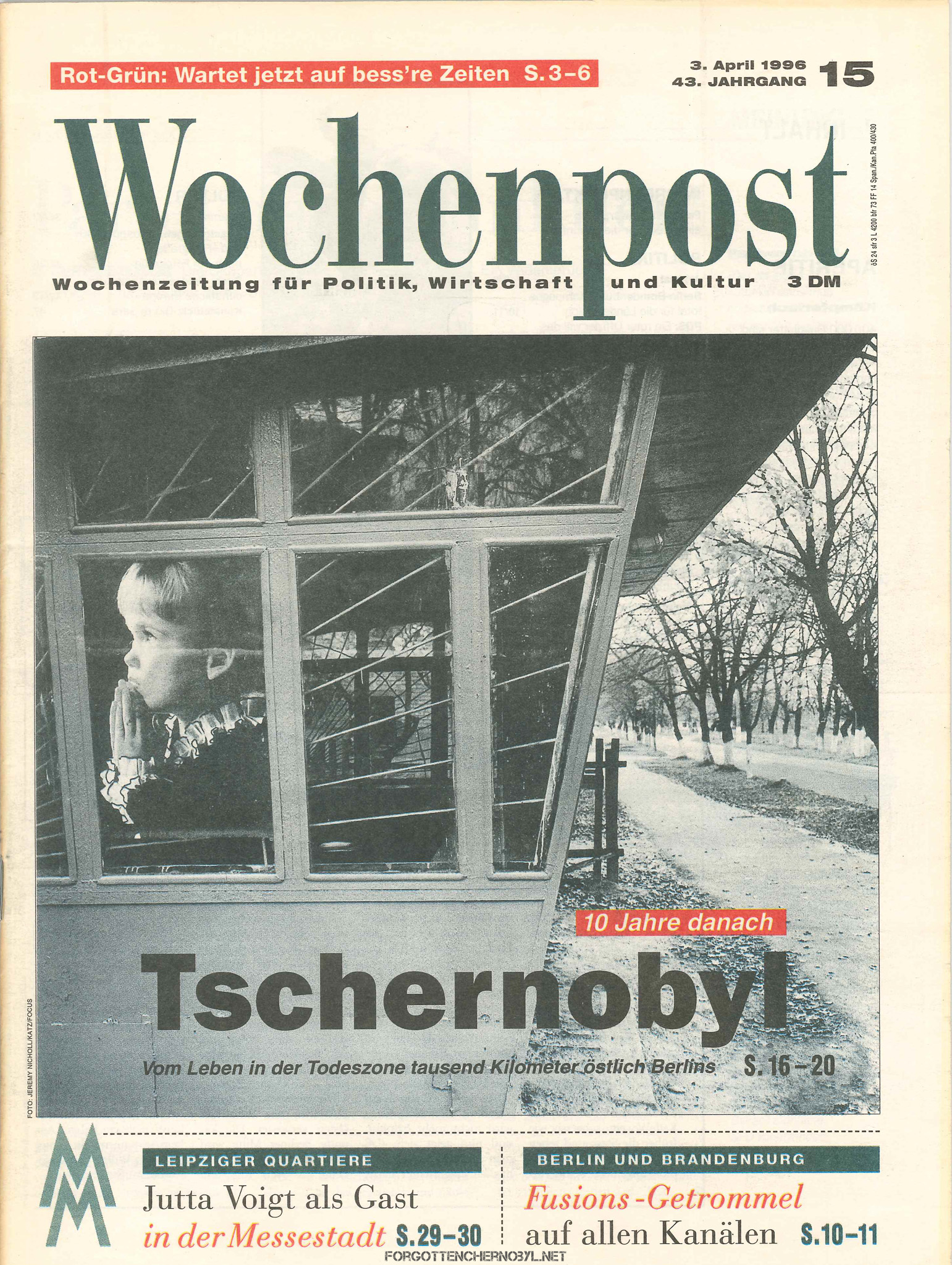 10 Jahre danach Tschernobyl - Wochenpost 3 April 1996