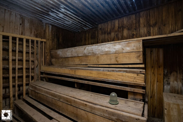 Sauna and laundry in Chernobyl-2 town near Duga radar.