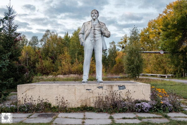 Vladimir Lenin Statue in Chornobyl