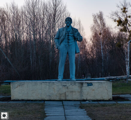 Vladimir Lenin Statue in Chornobyl