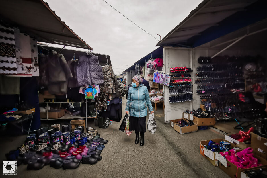 Market day in Ivankiv, Ukraine Market day in Ivankiv, Ukraine