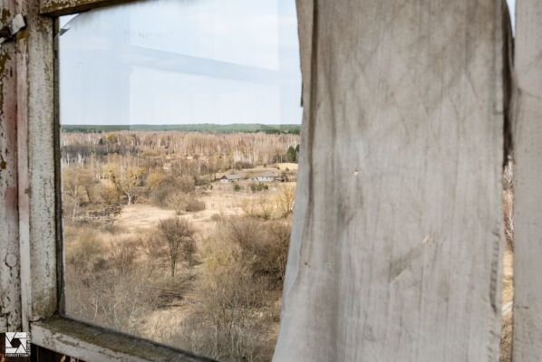 Fire Lookout Tower in Paryshev village