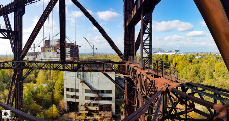 Portal Crane near Chernobyl Reactor 5 building