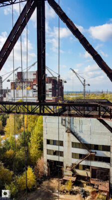 Portal Crane near Chernobyl Reactor 5 building