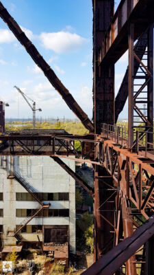 Portal Crane near Chernobyl Reactor 5 building