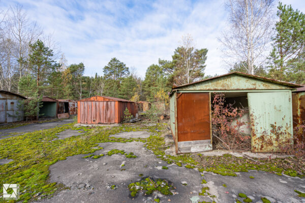 Garages in Pripyat