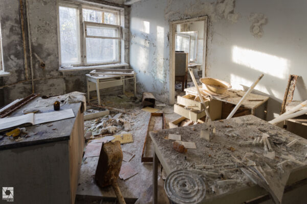 Pripyat Hospital and Basements