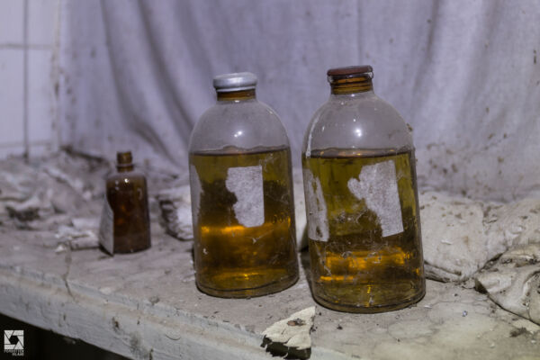 Pripyat Hospital at Night