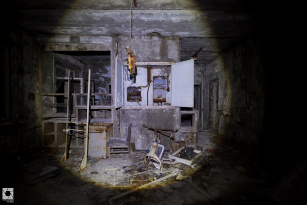 Pripyat Hospital at Night