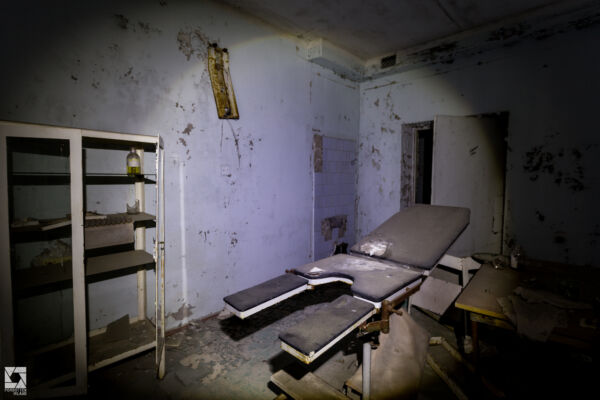 Pripyat Hospital at Night