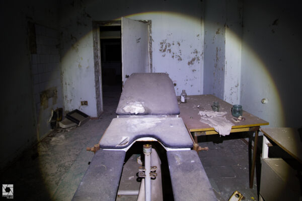 Pripyat Hospital at Night