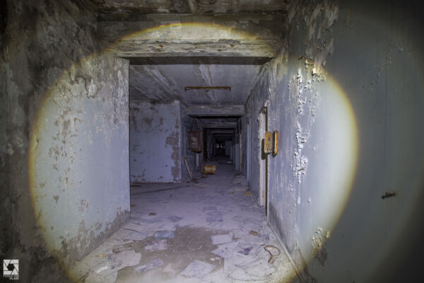 Pripyat Hospital at Night