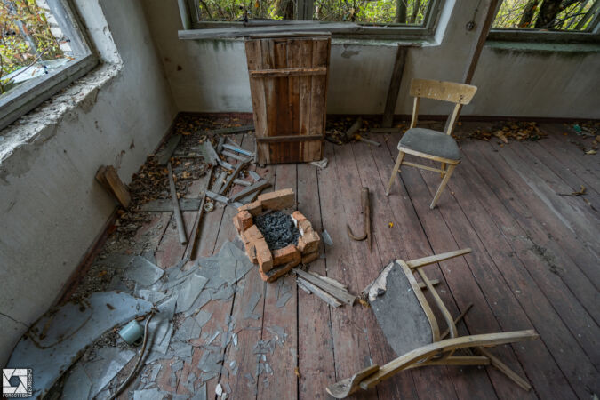 Zymovyshche Village in the Chernobyl Zone